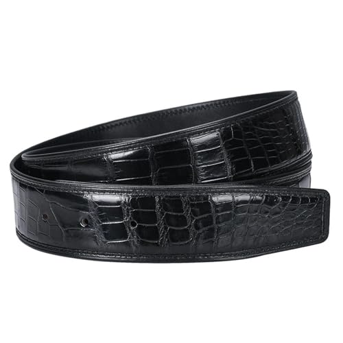 1 PCS Leather Belt Without Buckle Headless Men's Pants Belt3