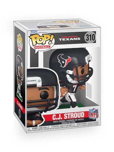 Epic Collectibles Pop Football: Texans - C.J. Stroud Vinyl Figure Bundled with Box Protector Compatible for Funko