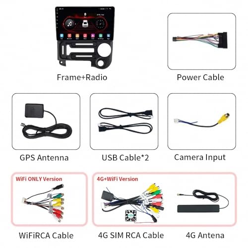 Navegador GPS radio de coche 2 DIN compatible con Android Auto y Apple Carplay 7