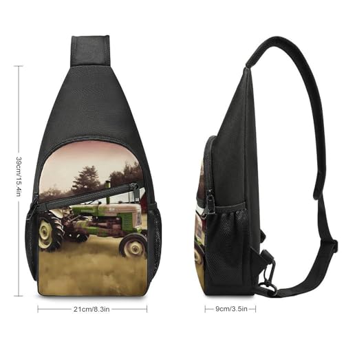 Bolso bandolera casual Old Tractor para senderismo miniatura 2