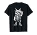 Rock Music Funny Heavy Metal Yorkshire Terrier Dog Design T-Shirt
