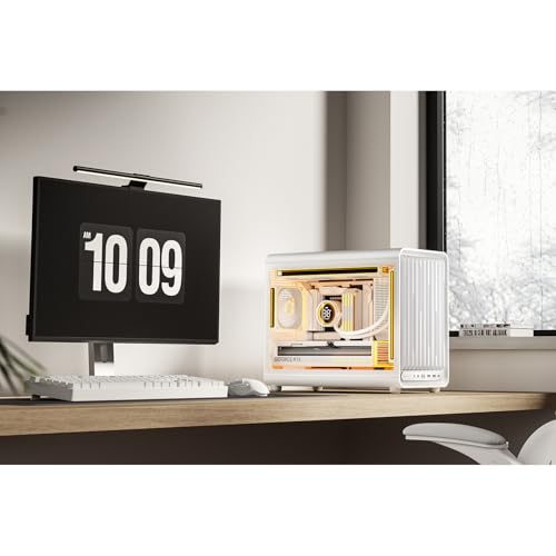 Image of JONSBO D33 White Micro ATX PC Case,High Airflow MATX case with Tempered Glass Panel,9 Fan Positions,High Compatibility,Supports MATX BTF MB, 435mm GPU /360AIO /172mm Air Cooler,ATX /SFX PSU,White