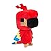 Minecraft 8984 Happy Explorer Perroquet en Peluche Rouge 17,8 cm