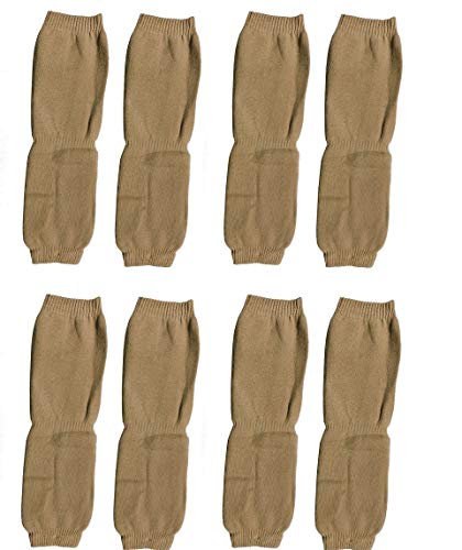 Image of Knee Warmers, Woolen Knee Cap Leg Warmer | Unisex Elastic Support Leg Knee Warm & Winter Protector Knee Cap /Knee Jacket - Fully Stretchable (Skin Color)