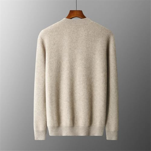 Men's Casual Soft Warm Knitted Sweater Stand-Up Collar Zipper Cardigan Soft Warm Casual Sweater2