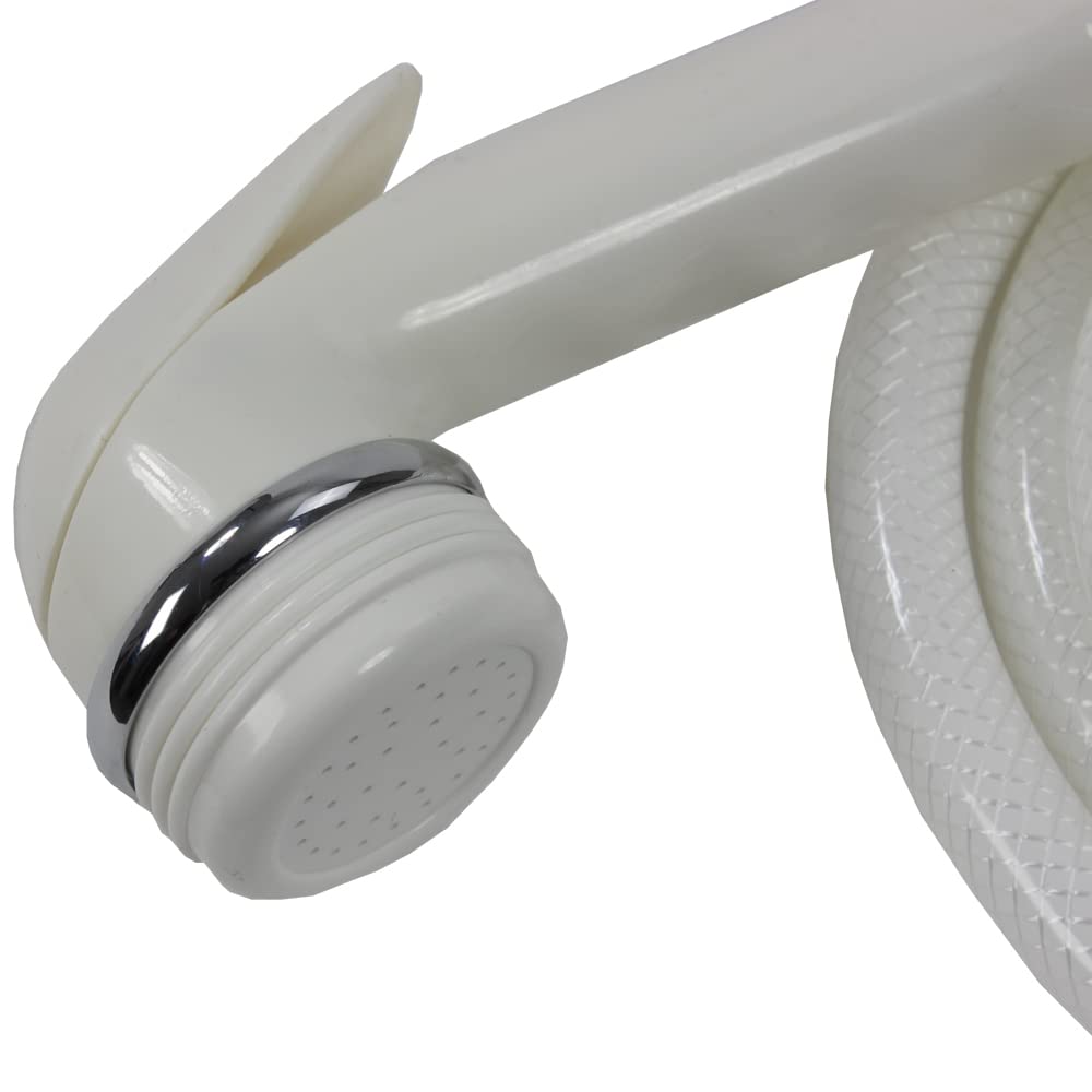 Generisch ABL - Presa per acqua esterna, per camper, roulotte, camper, doccia, colore bianco