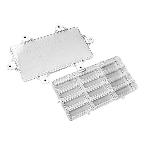 Caja de pintura de plástico, 12/24/36 huecos, caja de almacenamiento de pintura a prueba de fugas para acuarela, aceite, pinturas acrílicas, artistas, suministros de arte, plástico