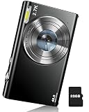 Digital Camera Auto Focus 2.7K 48MP Digital Point and Shoot Camera with 32GB Memory Card,16X Zoom, T