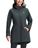 IMPERMÉABLE ET COUPE-VENT:Ce manteau softshell pour femme est fabriqué en softshell de haute qualité avec une membrane imperméable de niveau 4-5. Il protège efficacement de la pluie, des éclaboussures et du vent, idéal pour les activités de plein air comme la randonnée ou le trekking.