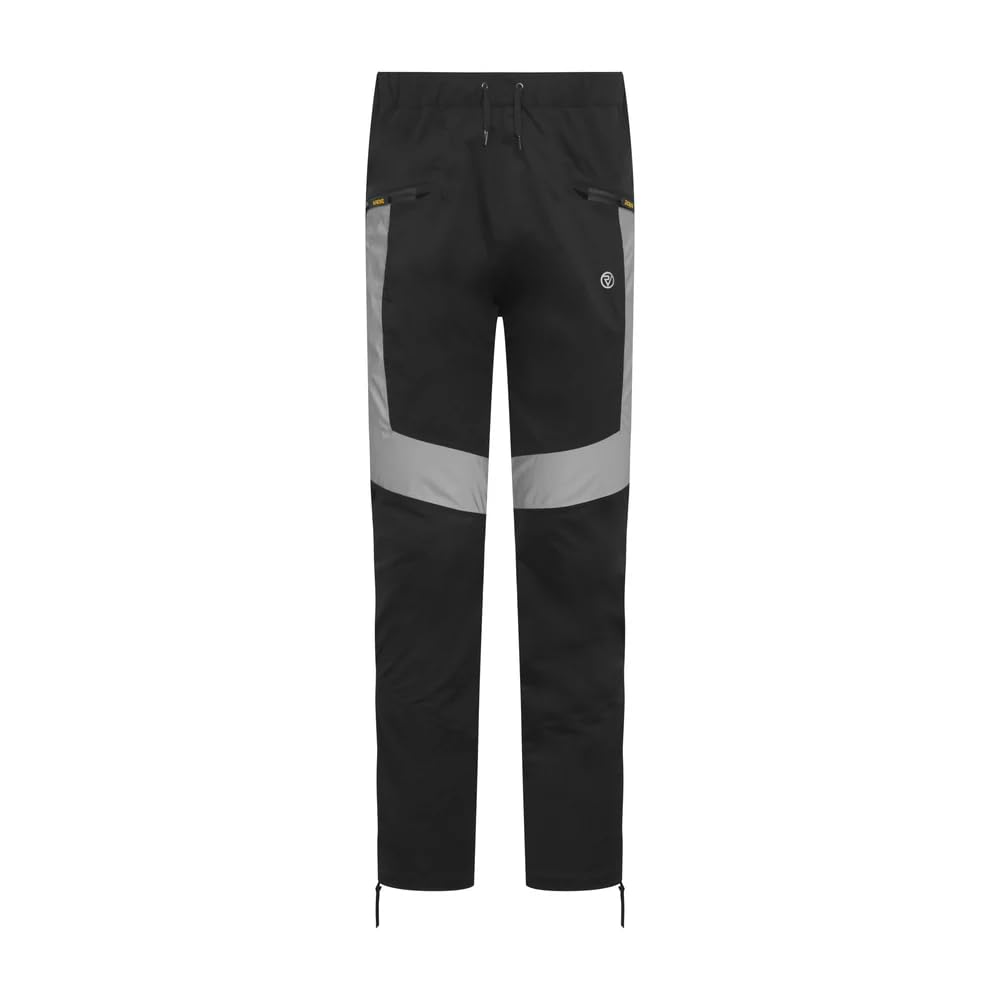 Proviz Men's Black ’S Tailored Waterproof Cycling Trousers (Uk, Alpha, S, Regular, Regular, )