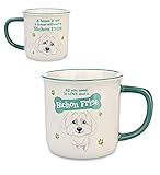 H&H Wags & Whiskers - Taza de desayuno, diseño de Bichon Frise