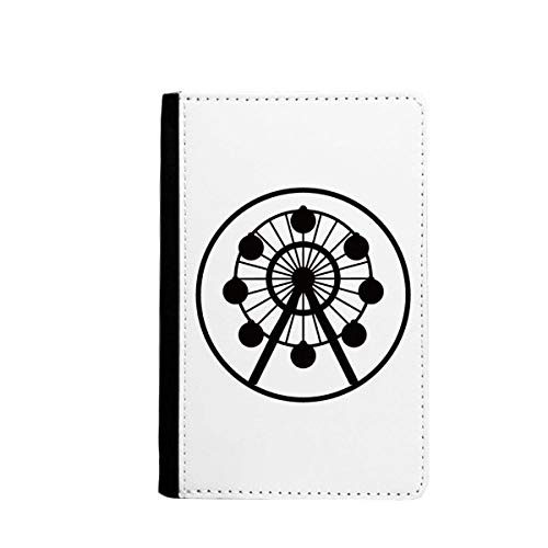 Sac de voyage motif grande roue avec étui passeport et porte-carte