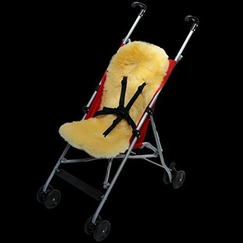 Sheepskin - Buggy Deposit Pushchair Fur Carrying Bag Baby Bed - medi