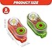 2Pcs Life Jacket Light, Red & Green Water Activated Life Jacket Light, Battery Powered White LED Vest for Boating, Kayaking, Emergency