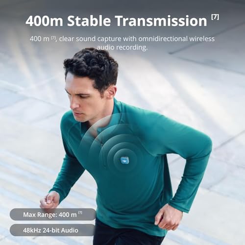 Image of DJI Mic Mini 2 Wireless Microphone, 2 TX + 1 RX with Charging Case, 400m Transmission, 48h Battery, Noise Cancelling Feature