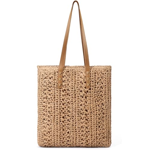 Pleneal Straw Beach Tote Bag