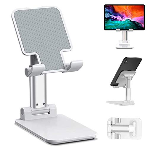 Adjustable Cell Phone Stand, Foldable Phone Holder Tablet Stand for Desk, Angle Height