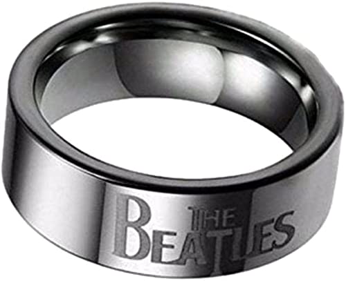 TCB Creations Rock Band Name Logo Stainless Steel Band Finger Ring (12)