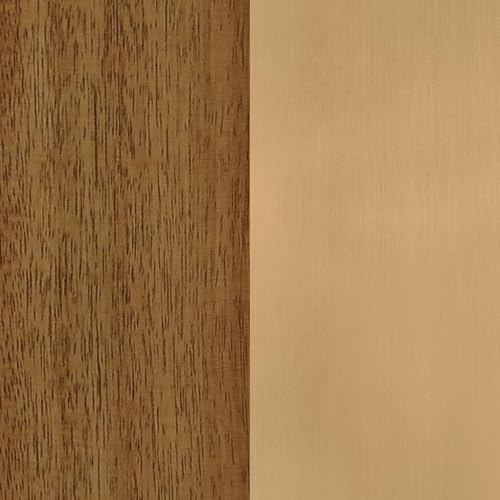 Image of Nathan James Harper Mid Century Modern Dresser, Solid Wood Dresser for Living Room with 3 Drawers and Metal Drawer Pulls, Light Acacia