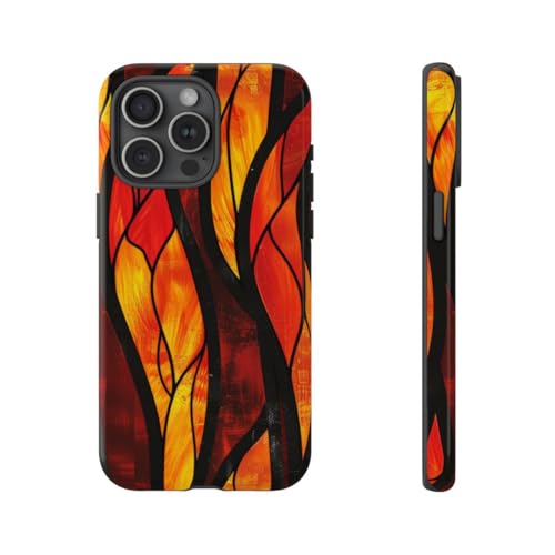 Coque orange iPhone 15 Pro Max brillante pour illuminer vos styles urbains