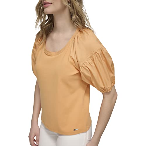 Image of Calvin Klein Womens Short Sleeve Knit