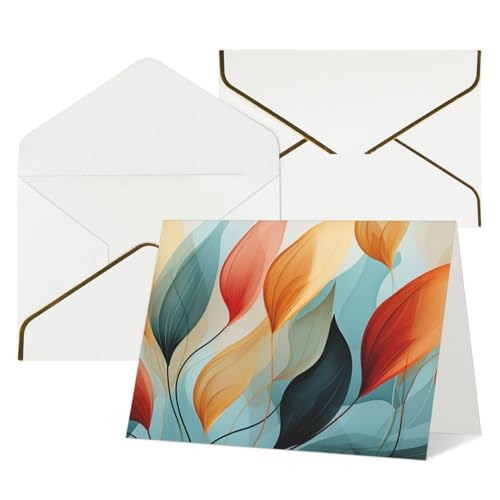 Cartes de vœux vierges Thinking of You | Lot de 12 avec enveloppes design moderne