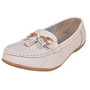Women Leather Flat Loafer Ladies Casual Comfy Slider Low Wedge Heel Work Shoes