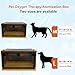 Pet Nebulizer Nest, Cat & Dog Oxygen Chamber, Small Pet Oxygen Inhalation Box (Gray, Intermediate)