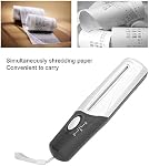 Mini Paper Shredder, Heavy Duty Paper Cutter, Multifunctional Bar Shaped USB/Battery Operated Electric Paper Shredder Hand Shredder Cardboard Shredder for Home School Office