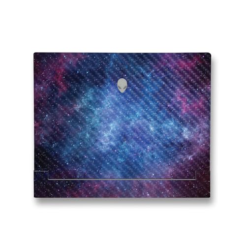Image of MightySkins Carbon Fiber Skin Compatible with Alienware X14 R2 (2023) Full Wrap Kit - Nebula | Protective, Durable Textured Carbon Fiber Finish | Easy to Apply & Change Styles | Made in The USA