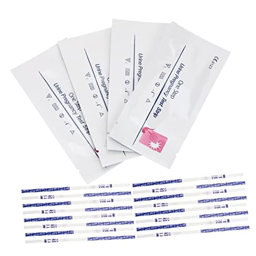 Baluue 50 Peças Tiras De Alta Ferramenta De Teste De Gravidez Em Casa Tiras De Teste De Gravidez De Urina Tira De Teste De Detecção De Gravidez Precoce Para Gravidez Tiras De