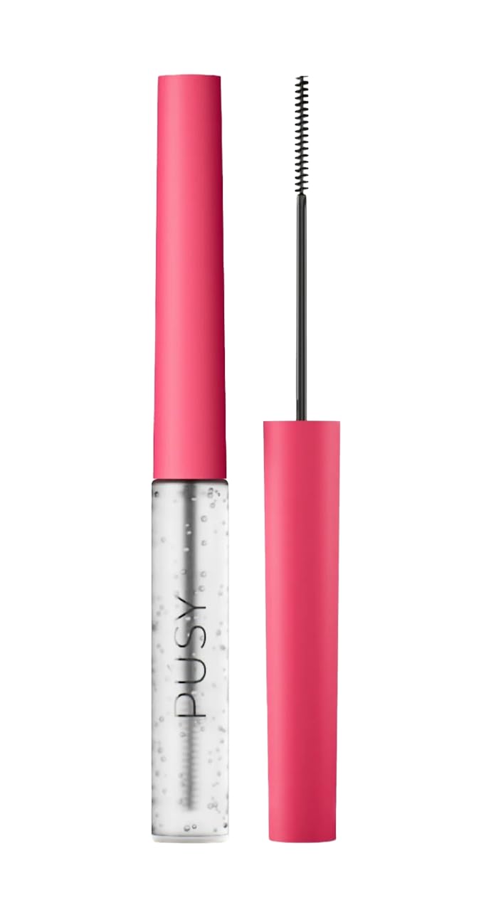 PÚSY Clear Eyebrow Gel, 5 ml - with Vitamin B5 – Long-Lasting Brow Gel with Extreme 48H Hold and Transparent Lamination Effect, Eye Makeup Essential, Flake-Free Finish, Waterproof Super fix 2.0