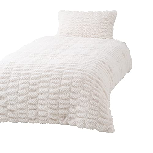 Francfranc WARMY Ripple Fur Duvet Cover Semi Double Ivory (2022)