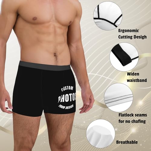 Custom Underwear Boxers for Men with Photo Personalized Boxers with Face on Them Customized Gift for Boyfriend Husband4