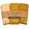 CraftsOfEgypt Set 10 Egyptian Papyrus Paper 6x8 Inch 15x20 cm - Ancient Alphabets Papyrus Sheets-Papyri for Art Project, Scrapbooking, and School History - Ideal Teaching Aid Scroll Paper