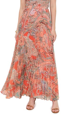 L'AGENCE Women's Torin Pleated Maxi Skirt
