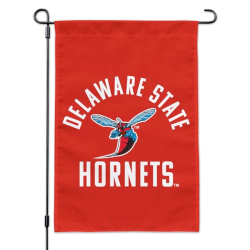 Delaware State University Hornets Logo Garden Yard Flag