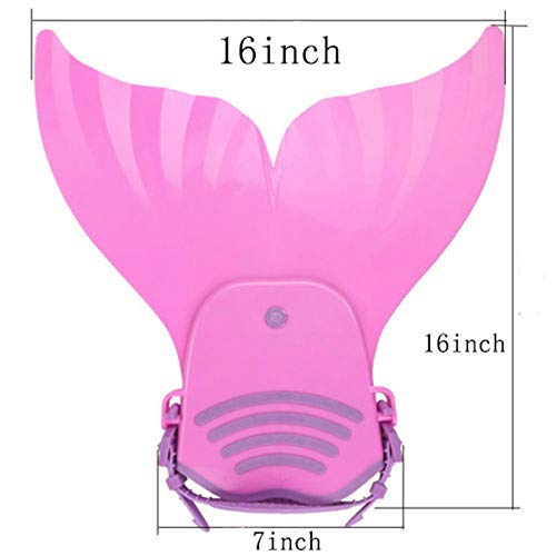 image for OVKMANG Swim Fins for Kids and Adult, Mermaid Flippers, Wave Monofin L