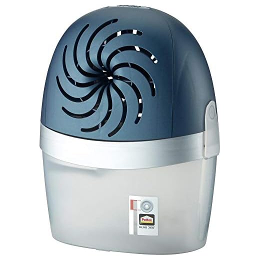 WENKO Feuchtigkeitskiller mit 1 kg Granulatblock, Raumentfeuchter, fasst bis zu 1,4 l Feuchtigkeit, laborgeprüft, nachfüllbar, reduziert Schimmel & Gerüche, 24 x 16 x 15 cm, Grau / Blau 4 Pattex AERO 360º Luftentfeuchter, ultra-absorbierender Raumentfeuchter, hilft Kondenswasser, Schimmel- und Modergeruch zu vermeiden, nachfüllbarer Raumluftentfeuchter, 1 Gerät inkl. 1 Nachfülltab 450g