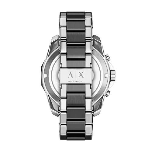 Image of Armani Exchange A|X Dive-Inspired Stainless Steel Watch for Men