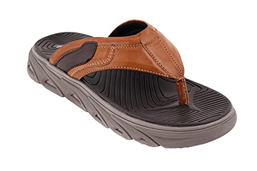 Image of HEALTH FIT Super Soft Ortho Care Bounce Back Anti-Skid Water Resistant Slippers /Doctor Chappal & Footwear-Men-HF-112