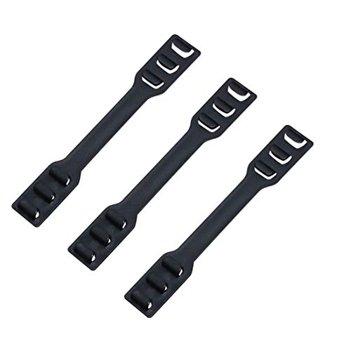 Adjustable Ear Strap Hook,Ear Strap Extender 3PCS, Resafy Anti-slip Comfortable 3 Gear Ear Cord Extension Buckle Ear Protector Holder Hook for Relieving Pressure and Pain for Ear(Black)