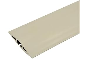 5 Feet C2G Ivory Smooth Surface Protective Rubber Cable Cover - C2G...