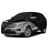 Waterproof Car Covers Replace for 2016-2025 Cadillac XT5,210T &Cotton All Weather Car Cover with Zipper Door & Windproof Bands for Snow Rain Dust Hail Protection (XT5)