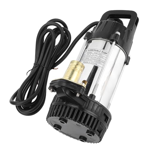 Submersible Pump, 24V 220W 3meter H 8m Brushless Copper Motor 1in Water Outlet for Ranch Farm, Compact Filter for Blocking Impurities