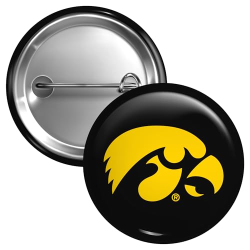 Iowa Hawkeyes Small 1-Inch Button Pin Officially Licensed Collegiate Product