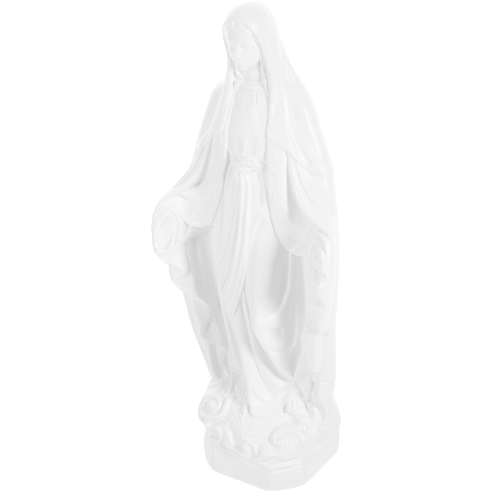 IMIKEYA Catholic Resin Craft Ornament Virgin Church Religious Madonna Desktop Figurine Gift Decoration Sculpture Statue