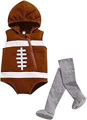 Rugby Hooded Romper With Stocking