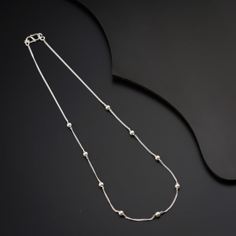Image of House Of Aadyaa Handmade Silver Mangalsutra for Women | Made in 92.5 Silver | Silver Gifts for Women