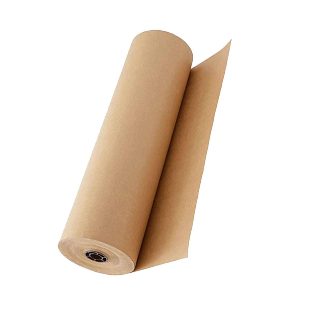 Rollo de Papel Kraft Marrón Caqui, 1 Rollo para Envolver y Decorar